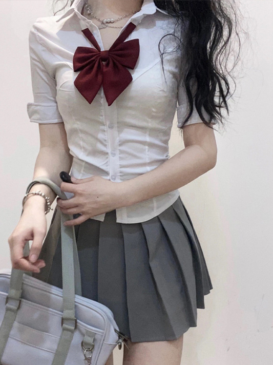 Spring and autumn college-style spicy JK uniform