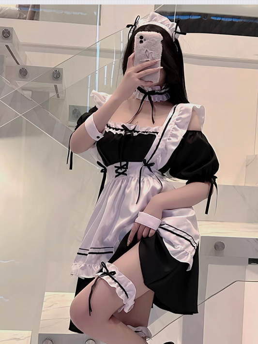Anime-style Japanese maid outfit