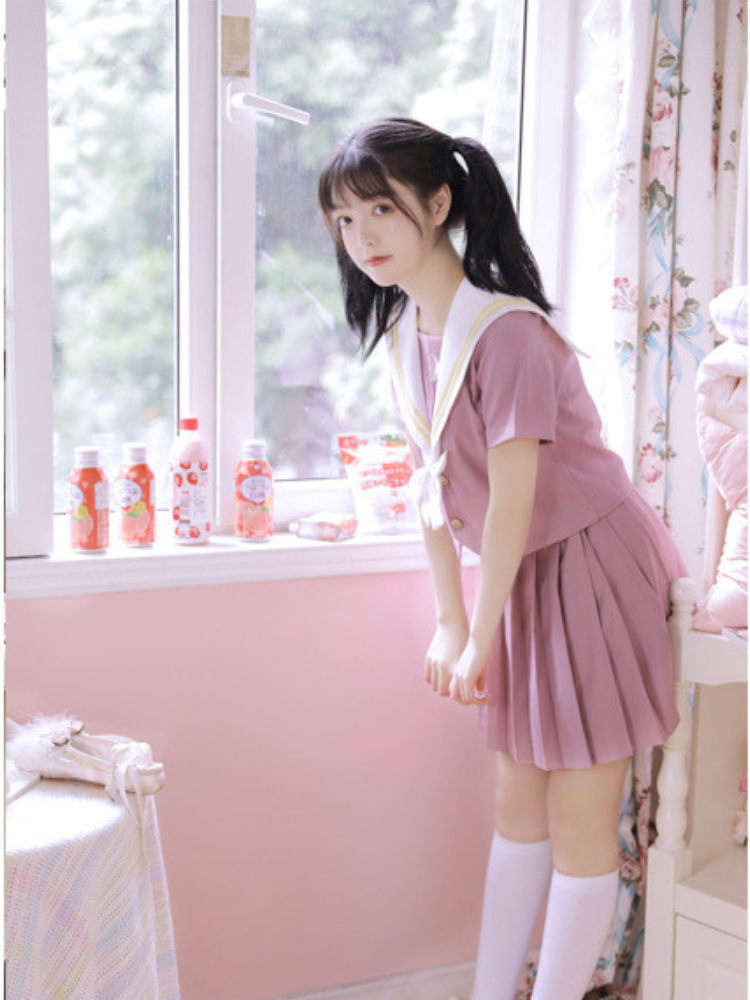 Japanese orthodox soft girl JK uniform set