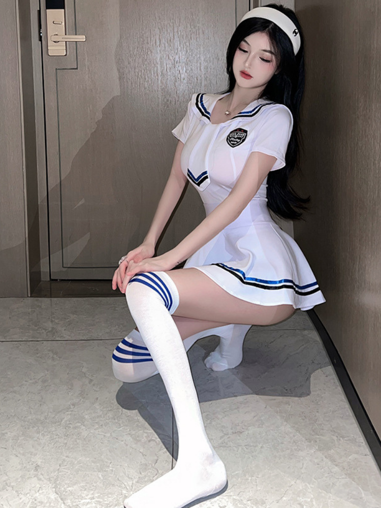 Bedroom seductive maid cosplay set